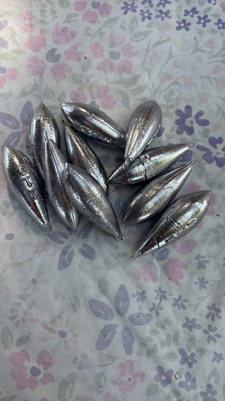 Set 10 Piombi Surf Casting Ogiva 110g