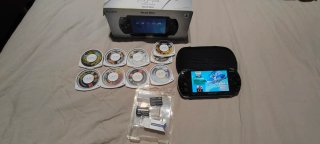 PSP 1000 Negra chipiada
