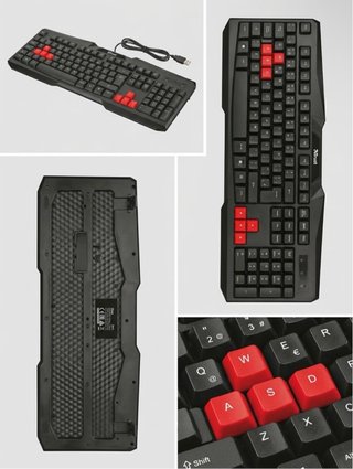 Tastiere Trust Gaming Nero