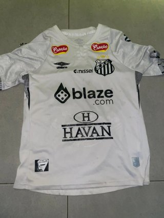 Camiseta de fútbol Santos Umbro Blanca