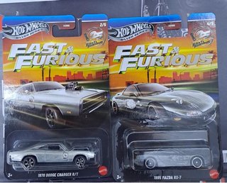 2 Hot Wheels Fast & Furious Silver Series