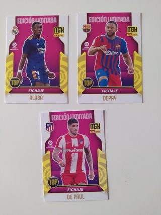 3 cards Edición Limitada Megacracks 2021 2022