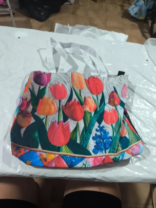 Bolso pequeño estampado floral