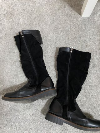 Botas altas negras invierno