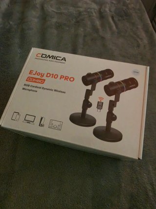 Micrófono Comica D10 Pro XLR USB Blanco