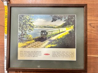 Ilustración tren diésel vintage