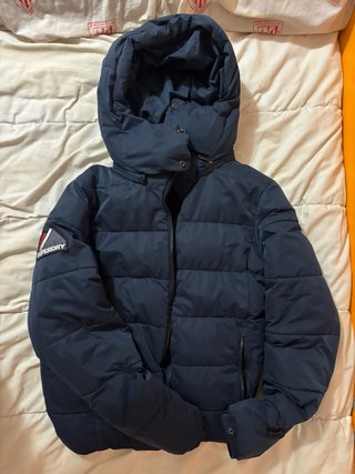 Abrigo Superdry azul