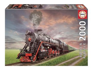 Puzzle Educa 2000 Piezas Tren Vapor