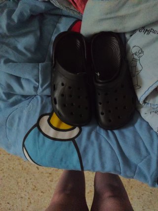 Zuecos Negros Estilo Casual 40 y 41