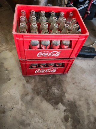 Cajas de Coca-Cola con botellas de 200ml