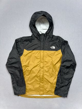 The North Face chaqueta impermeable mostaza M