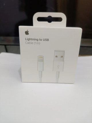 Cable Cargador iPhone Lightning a USB Apple 1m