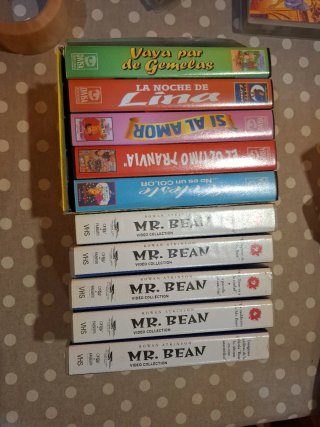 Colección VHS: Lina Morgan y Mr. Bean
