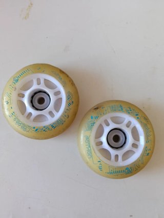 2 Ruedas para Patines en Línea con Luces