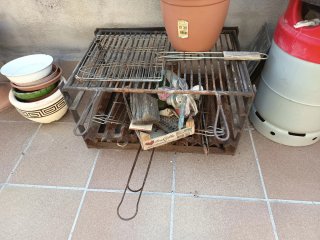 Parrilla para barbacoa de metal