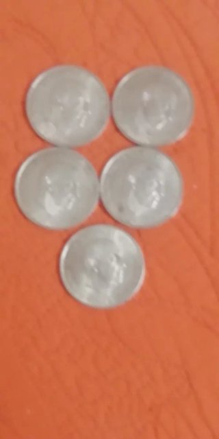 Lote de 5 monedas de plata