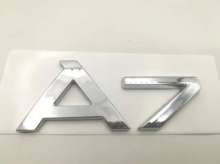 Emblema logo trasero Audi A7 cromado