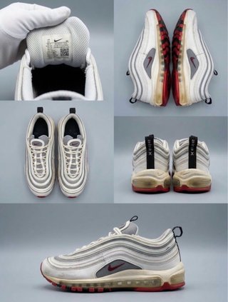 Zapatillas Nike Air Max 97 Blancas y Rojas