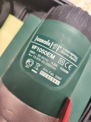 Fresadora Casals VF1050EM 1050W