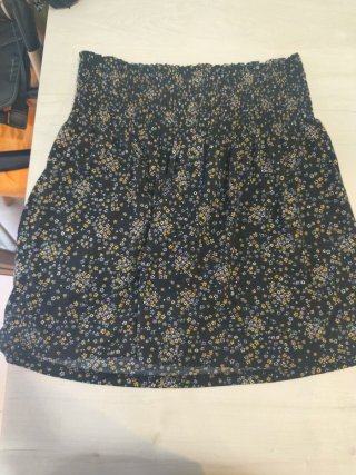 Falda premamá estampada