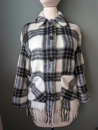 Chaqueta Oversize a Cuadros Zara