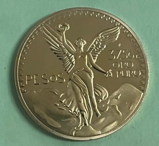 Moneda Mexicana de  Oro Puro