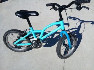 Bicicleta infantil Racer azul