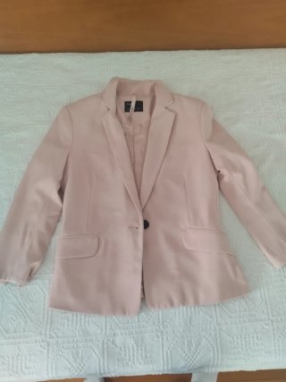 Americana Bershka Rosa Talla M