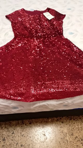 Vestido lentejuelas niña 13-14 años