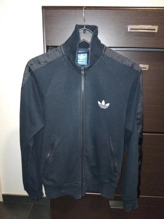 Sudadera Adidas Negra Cremallera