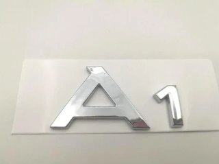Emblema logo trasero Audi A1 cromado
