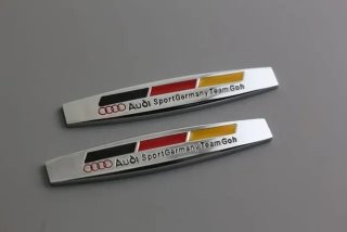 2 x logo Audi sport german team