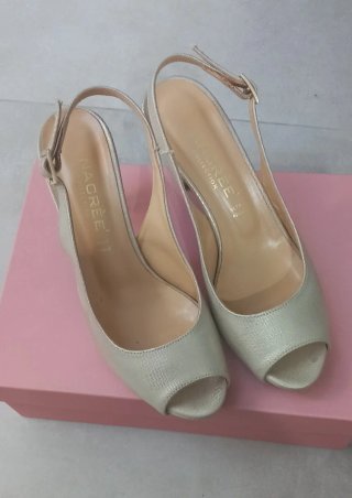 Scarpe NAGRÉE donna oro/argento