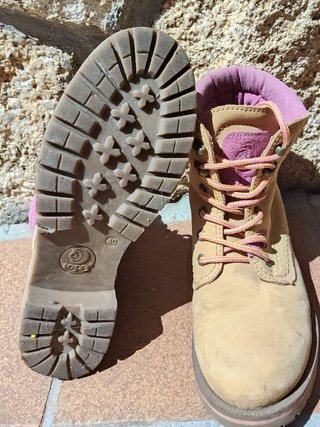 Botas Lopes Beige y Rosa Talla 40