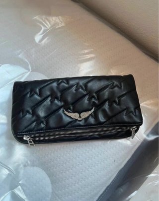 Bolso Zadig&Voltaire negro cuero acolchado