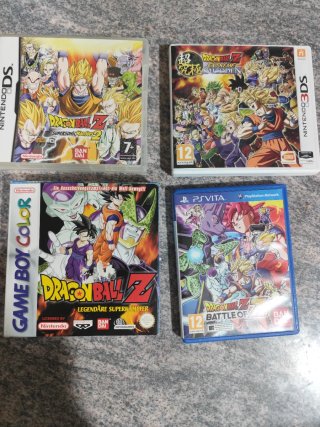 Pack 4 Juegos Dragon Ball
