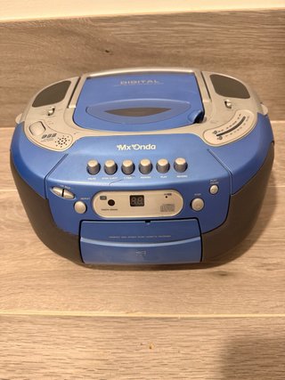 Radio Portátil MX Onda CD Cassette Digital