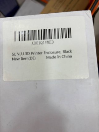 SUNLU Funda Carpa para Impresora 3D Negra