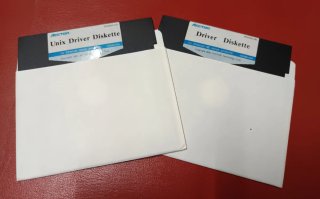 Coppia Dischetti 5,25 Accton Unix Driver