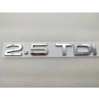 Emblema logo trasero Audi 2.5TDI cromado