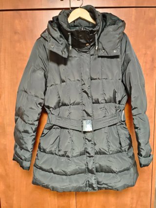 Plumífero Zara Basic Negro