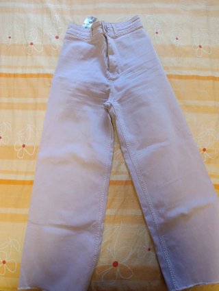 Pantalón vaquero culotte Mango