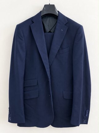 Traje Scalpers Azul Marino Nuevo Con Etiqueta