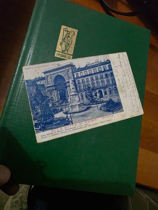 Cartolina Milano Piazza della Scala 1904
