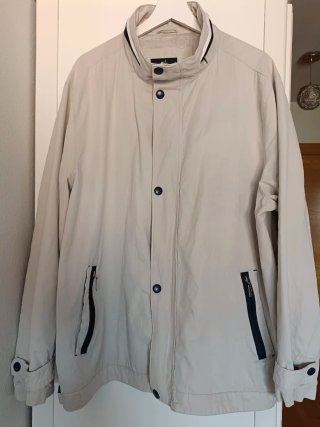 Gabardina Gris Hombre Talla 3XL