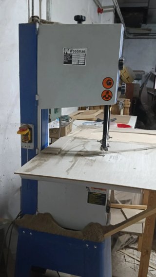 Sierra de cinta Woodman para bricolaje