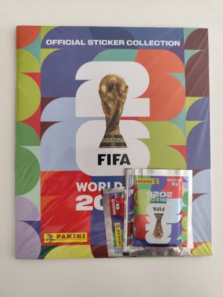 Álbum Panini FIFA World Cup 2026 + 2 Sobres