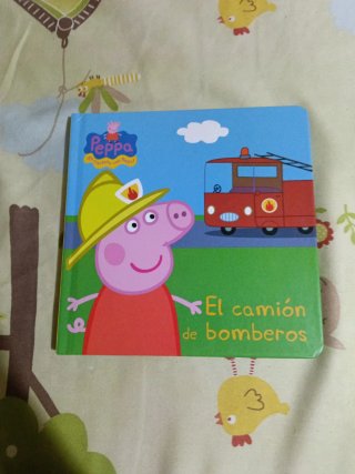 Libro infantil Peppa Pig: El camión de bomberos