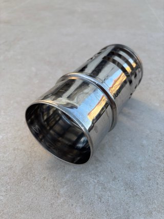 Deflector 80mm Tubo Pellets Chimenea