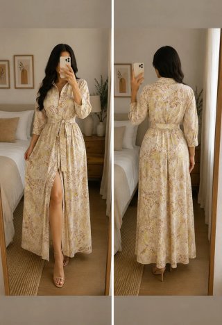 Vestido Largo Farfale #Coosy